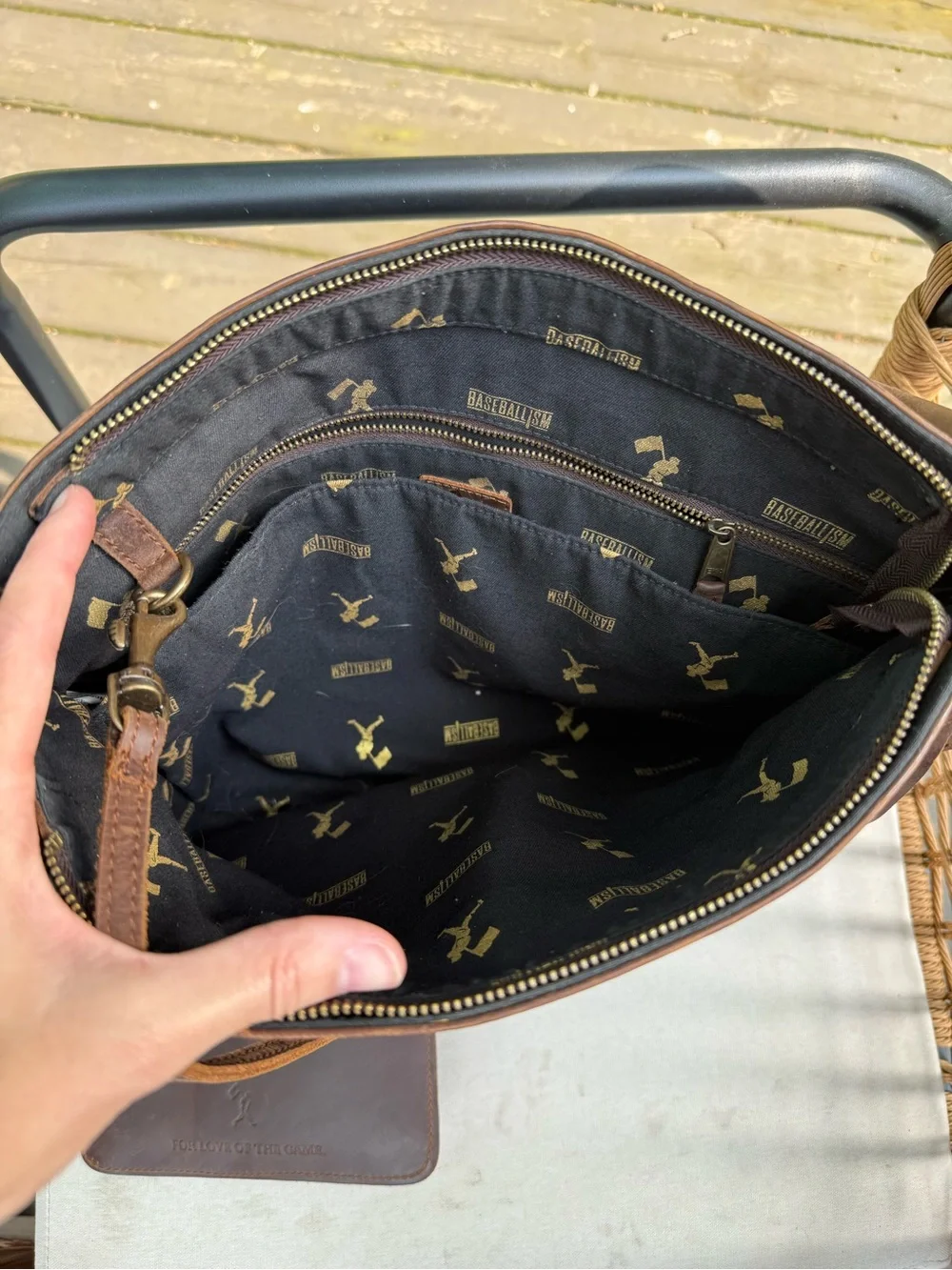 Baseballism Glove Leather Meghan Hobo Bag